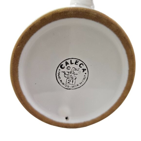 Caleca Frutta Hand Painted Italian Made 16 Oz Ceramic Mug Cups - Set of 2 - Picture 16 of 16